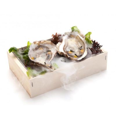 100% Chef Ahşap Deniz Ürünü Sunum Kutusu, 21x13x5 cm, 8 Adet - Görsel 2