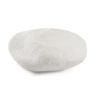 100% Chef Big Rock Porselen Sunum Tabağı, 22x19x8 cm