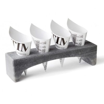 100% Chef Bridge Mermer Sunum Tabağı, 25x6.5x6 cm - Görsel 2