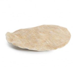 100% Chef Burlap Porselen Sunum Tabağı, 27x21 cm, 3 Adet