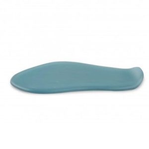 100% Chef Cadaques Cam Tabak, 14 cm, 2 Adet, Mavi