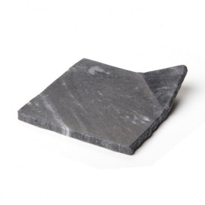 100% Chef Corner Plate Mermer Sunum Tabağı, 20x17 cm