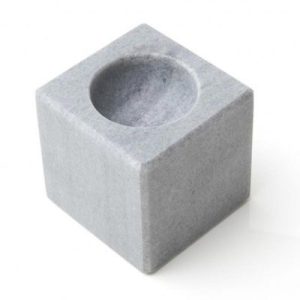 100% Chef Cube Mermer Sunum Tabağı, 6x6 cm