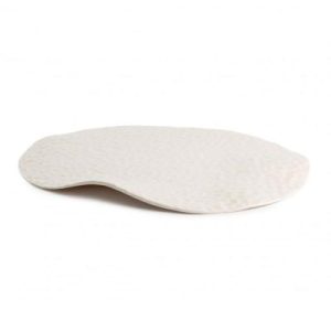 100% Chef Gaudi Porselen Sunum Tabağı, 22x19x1 cm, 3 Adet