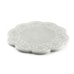 100% Chef Mermer Gravürlü Sunum Tabağı, 20 cm