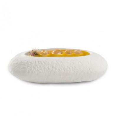 100% Chef Mini Rock Porselen Sunum Tabağı, 22x10x6 cm - Görsel 2
