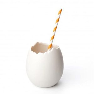 100% Chef Ostrich Egg Porselen Sunum Kasesi, 350 ml, 2 Adet