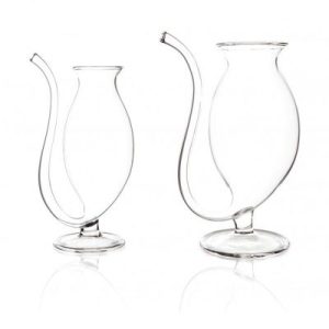100% Chef Pipetli Cam Kedi Bardağı, 350 ml