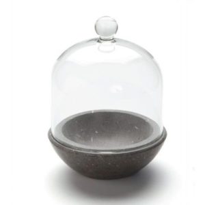 100% Chef Kapaklı Planet Mermer Sunum Kasesi, 10x4 cm