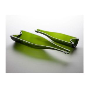 100% Chef Şampanya Şişesi Cam Sunum Tabağı, 130 ml, 6 Adet