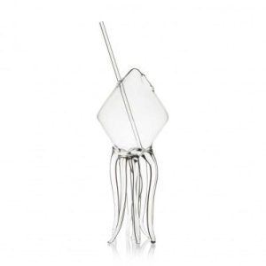 100% Chef Squid Ayaklı Cam Kupa, 280 ml