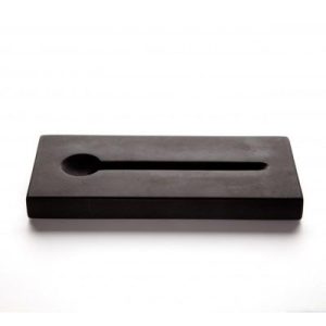100% Chef Tear Mermer Kaşık Servis Tabağı, 20x7 cm