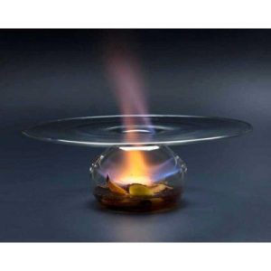 100% Chef Vulcano Cam Sunum Tabağı, 28x8.5 cm