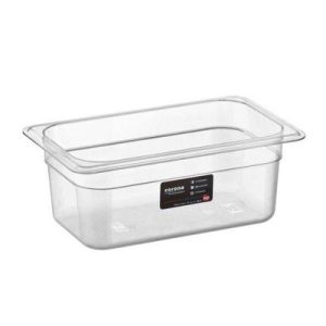 Bora Plastik GN 1/4-100 mm Polikarbon Gastronorm Küvet, 2 L