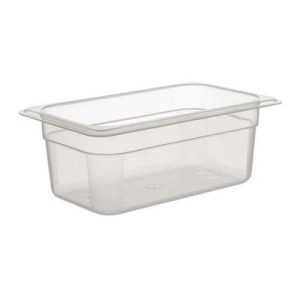 Bora Plastik GN 1/4-100 mm Polipropilen Gastronorm Küvet, 2 L