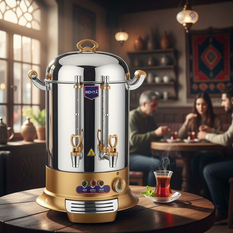 Remta GR14 Çay Makinesi, 15 L, 160 Bardak Kapasiteli, Gold - Görsel 2