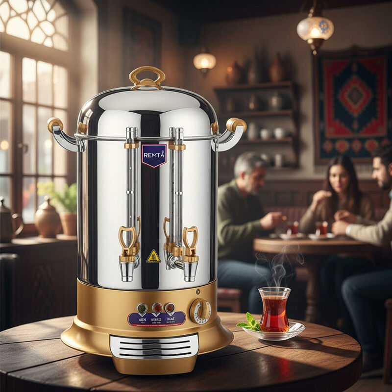 Remta GR15 Çay Makinesi, 32 L, 250 Bardak Kapasiteli, Gold - Görsel 2