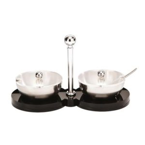 Zicco ZKC-08 Akrilik Standlı Baharatlık, 2'li, Akrilik Standı