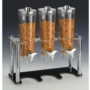 Zicco ZCP-774 Standlı Cornflakes Aleti, 3'lü, 44x17x43 cm, Siyah