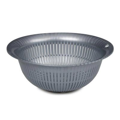 Bora Plastik Makarna Süzgeci, 23 cm, Gri