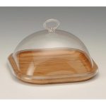 Zicco ZCP-695 Akrilik Kapaklı Ahşap Altlı Fanus, 21x21x13 cm