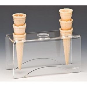 Zicco ZCP-606 Akrilik Dondurma Servis Standı, 20.5x8.5x10 cm