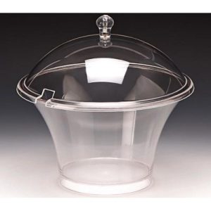 Zicco ZCP-594 Akrilik Kapaklı Polikarbon Sosluk Reçellik, 23x23 cm