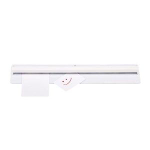 Zicco ZCP-407 Akrilik Sipariş Tutucu, 50 cm, Beyaz