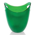 Biradlı BRD-4637 Akrilik Şişe Kovası, 22.2x21.6x26.6 cm, Yeşil