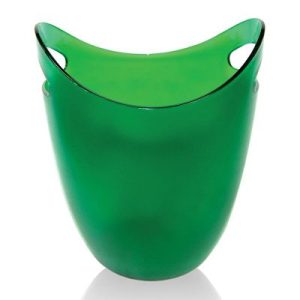 Biradlı BRD-4637 Akrilik Şişe Kovası, 22.2x21.6x26.6 cm, Yeşil