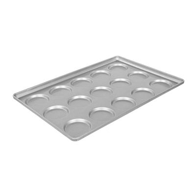 Almetal Alüminyum Hamburger Ekmeği Tavası, 12 Gözlü, 115 mm, 53x65 cm - Görsel 2