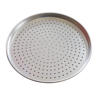 Almetal Standart Model Delikli Pizza Tavası, 28 cm