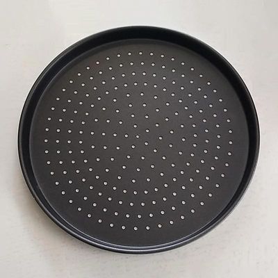 Almetal Standart Model Delikli Kaplamalı Pizza Tavası, 40 cm - Görsel 2
