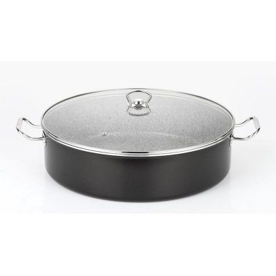 Altınbaşak Mega Basık Granit Tencere, 32 cm - Görsel 2