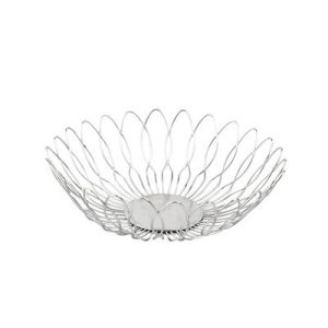 Altınbaşak Paslanmaz Çelik Yuvarlak Ekmek ve Meyve Sepeti, 24 cm