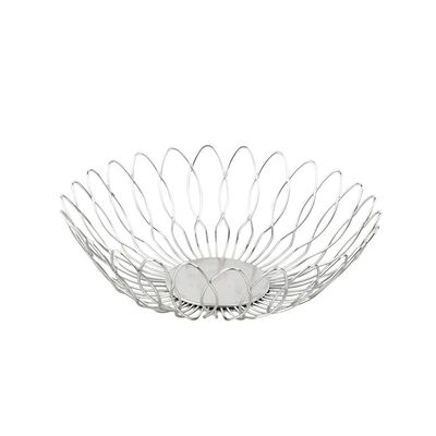 Altınbaşak Paslanmaz Çelik Yuvarlak Ekmek ve Meyve Sepeti, 24 cm