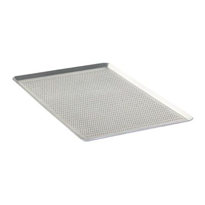 Almetal İtalyan Açılı Delikli Alüminyum Tava, 2 mm, 32.5x53x1 cm - Görsel 2