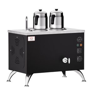 Anka Pro Full Otomatik 2 Demlikli Çay Kazanı, 20 L, Elektrikli, Siyah