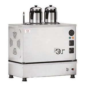 Anka Pro Kompakt Full Otomatik 2 Demlikli Çay Kazanı, 20 L, Elektrikli+Gazlı, Inox
