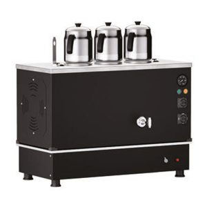 Anka Pro Kompakt Full Otomatik 3 Demlikli Çay Kazanı, 30 L, Elektrikli+Gazlı, Siyah