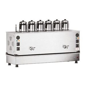 Anka Pro Kompakt Full Otomatik 6 Demlikli Çay Kazanı, 60 L, Elektrikli+Gazlı, Inox