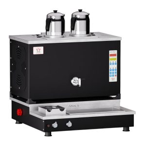 Anka Pro Plus Otomatik 2 Demlikli Çay Kazanı, 20 L, Elektrikli+Gazlı, Siyah