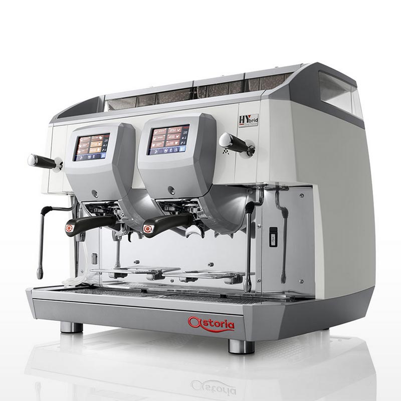 Astoria HYbrid Tam Otomatik Espresso Kahve Makinesi, 2 Gruplu, Beyaz