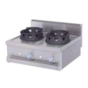 Atalay AWO-870 700 Seri Set Üstü 2 Gözlü Wok Ocak, Doğalgazlı