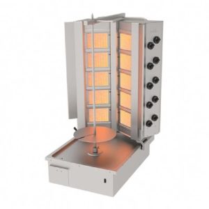 Atalay ADG-10A Alttan Motorlu V Tipi Döner Makinesi, 5+2 Radyanlı, Doğalgazlı