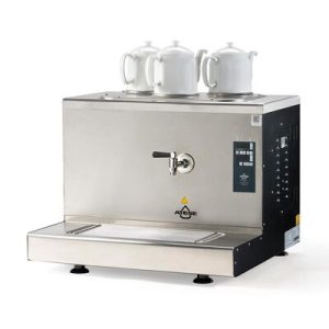 Ateşe Cappadocia Smart Plus 3 Demlikli Çay Kazanı, 30 L, Gaz+Elektrikli, Inox