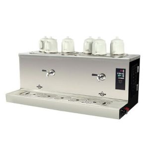 Ateşe Cappadocia Smart Plus 6 Demlikli Çay Kazanı, 30+30 L, Gaz+Elektrikli, Statik Boyalı