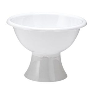 Zicco ZCP-446 Ayaklı Polikarbon Teşhir Kasesi, 35 cm, Beyaz