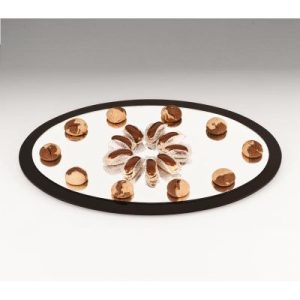 Zicco ZCP-137 Aynalı Oval Teşhir Standı, 40x60 cm