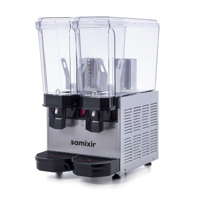 Samixir 40.MMI Klasik Twin Soğuk İçecek Dispenseri, 20+20 L, Karıştırıcılı, Inox - Görsel 2